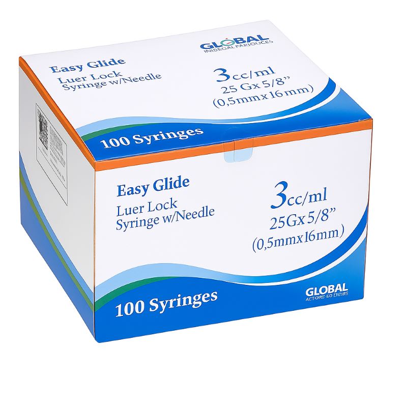 Monoject 3 mL Syringe with Hypodermic Needle Pack